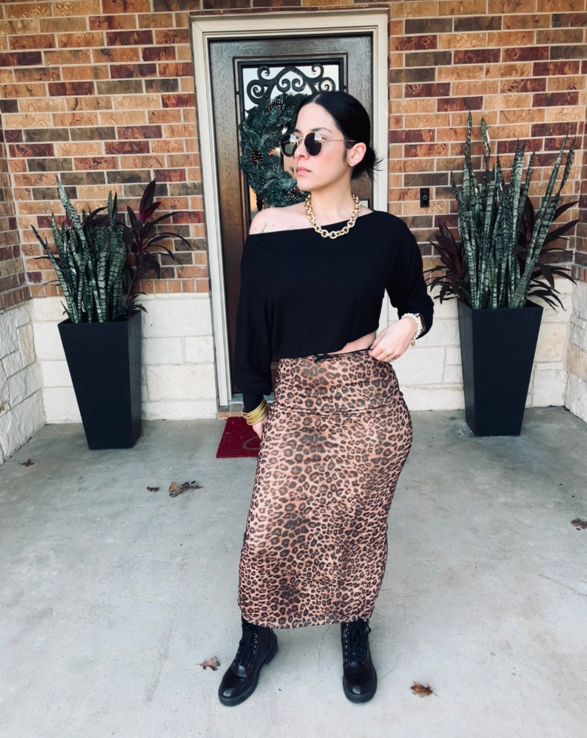 Leopard Skirt